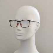 Комп`ютерні окуляри Blue Blocker оправа TR пластик 9017 NN Чорний Матовий/Теракотовий Комп`ютерні окуляри Blue Blocker оправа TR пластик 9017 NN Чорний Матовий/Теракотовий