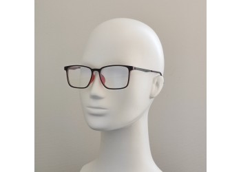 Комп`ютерні окуляри Blue Blocker оправа TR пластик 9017 NN Чорний Матовий/Теракотовий