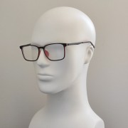 Комп`ютерні окуляри Blue Blocker оправа TR пластик 9017 NN Чорний Матовий/Теракотовий Комп`ютерні окуляри Blue Blocker оправа TR пластик 9017 NN Чорний Матовий/Теракотовий