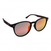 Солнцезащитные очки 844 R.B Черный Матовый/Красное Зеркало