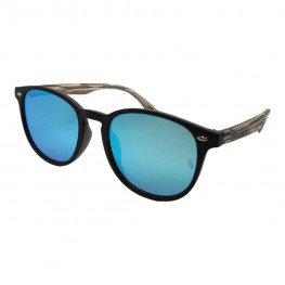 Солнцезащитные очки 844 R.B Черный Матовый/Бирюзовое Зеркало