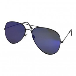 Солнцезащитные очки 3026 NN плоские Черный/Синее Зеркало
