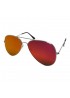 Сонцезахисні окуляри 3026 NN плоскі Срібло/Малиново-помаранчеве Дзеркало