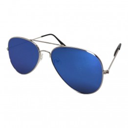 Солнцезащитные очки 3026 NN плоские Серебро/Голубое Зеркало