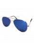 Сонцезахисні окуляри 3026 NN плоскі Срібло/Блакитне Дзеркало