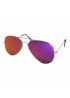 Сонцезахисні окуляри 3026 NN плоскі Срібло/Фіолетове Дзеркало