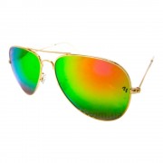 Сонцезахисні окуляри 3026 R.B Золото/Рожево-зелене Дзеркало