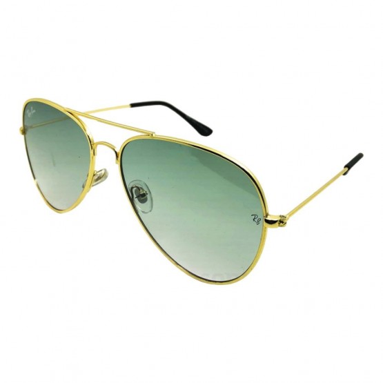 Солнцезащитные очки 3026 R.B Золото/Зеленый Светлый