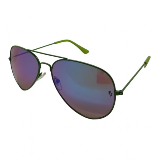 Сонцезахисні окуляри 3025 R.B Зелений/Бірюзове Дзеркало