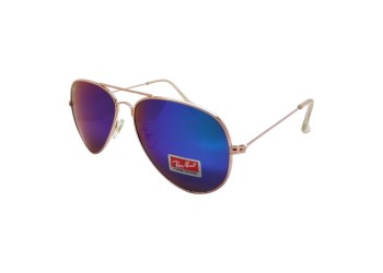 Сонцезахисні окуляри 3026 R.B скло Золото/Світло Синє Дзеркало Сонцезахисні окуляри 3026 R.B скло Золото/Світло Синє Дзеркало