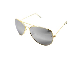 Сонцезахисні окуляри 3317 R.B Золото/Біле Дзеркало