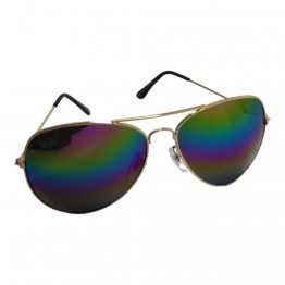 Солнцезащитные очки 3317 R.B Золото/Разноцветное Зеркало