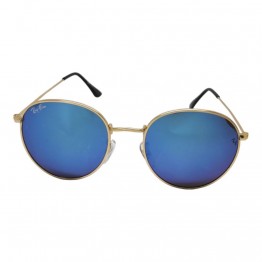 Поляризовані сонцезахисні окуляри 3448 R.B Золото/Бірюзове Дзеркало