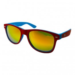 Солнцезащитные очки 0583 R.B Красный Матовый/Голубой/Красное Зеркало
