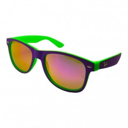 Сонцезахисні окуляри 0583 R.B Фіолетовий Матовий/Зелений/Фіолетове Дзеркало