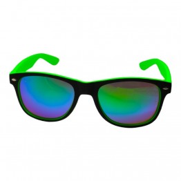 Солнцезащитные очки 0583 R.B Черный Матовый/Зеленый/Зеленое Зеркало