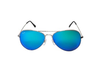 Солнцезащитные очки 3026 R.B стекло Глянцевое Серебро/Бирюзовое Зеркало Солнцезащитные очки 3026 R.B стекло Глянцевое Серебро/Бирюзовое Зеркало