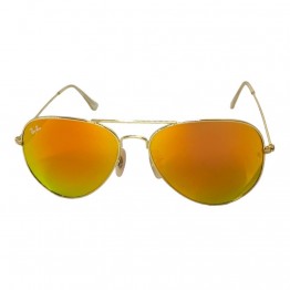 Солнцезащитные очки 3026 R.B стекло Глянцевое Золото/Оранжевое Зеркало