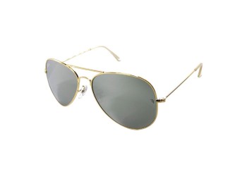Солнцезащитные очки 3026 R.B стекло Глянцевое Золото/Белое Зеркало Солнцезащитные очки 3026 R.B стекло Глянцевое Золото/Белое Зеркало