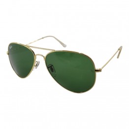 Солнцезащитные очки 3026 R.B стекло Глянцевое Золото/Зеленый Темный