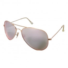 Солнцезащитные очки 3026 R.B стекло Матовое Розовое Золото/Светло-розовое Зеркало