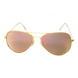 Солнцезащитные очки 3026 R.B стекло Матовое Золото/Розовое Зеркало
