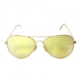 Солнцезащитные очки 3026 R.B стекло Глянцевое Золото/Желтый Зеркальный