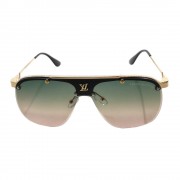 Сонцезахисні окуляри M 64 LV B64 LV Золото/Золото/Зелено-рожевий