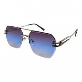 Сонцезахисні окуляри M 2493 MAY Срібло/Сіро-синій