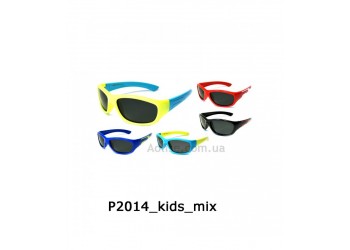 Детские поляризованные солнцезащитные очки 2014R из гибкого пластика (неломайки) Микс