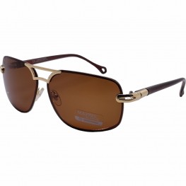 Поляризовані сонцезахисні окуляри 08358 Matrix Polarized Золото/Коричневий