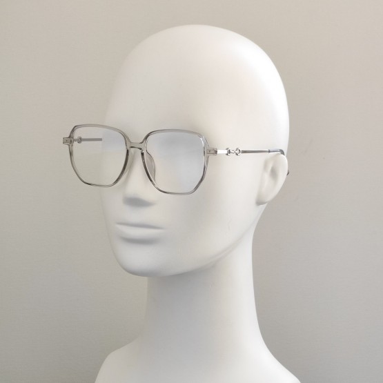 Комп`ютерні окуляри Blue Blocker оправа TR пластик 8932 NN Сірий Прозорий Комп`ютерні окуляри Blue Blocker оправа TR пластик 8932 NN Сірий Прозорий