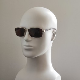 Поляризованные солнцезащитные очки Polar Eagle 0390, золотистая оправа, коричневая линза