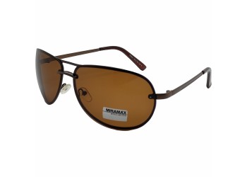 Поляризованные солнцезащитные очки 9021  Miramax Polarized Коричневый