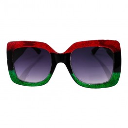 Солнцезащитные очки 0084/1 GG Красный/Черный/Зеленый