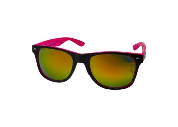 Солнцезащитные очки 2140 R.B C58 Черный Глянцевый/Розовый/Желто-оранжевое Зеркало