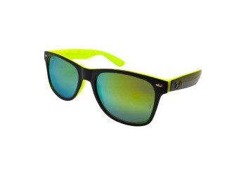 Сонцезахисні окуляри 2140 R.B Чорний Глянсовий/Жовтий/Жовте Дзеркало C53 Сонцезахисні окуляри 2140 R.B Чорний Глянсовий/Жовтий/Жовте Дзеркало C53