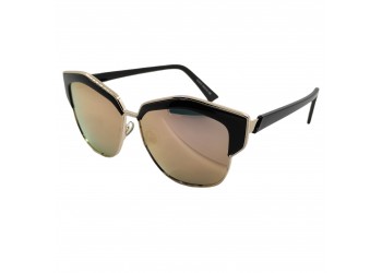 Солнцезащитные очки 1872 NN Золото/Розовое Зеркало