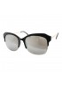 Солнцезащитные очки 123 GG Черный Матовый/Белое Зеркало