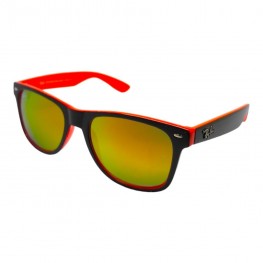 Солнцезащитные очки 2140 R.B C56 Черный Глянцевый/Оранжевый/Красно-оранжевое Зеркало