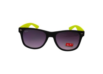 Сонцезахисні окуляри 2140 R.B Чорний Матовий/Жовтий Завушник C47