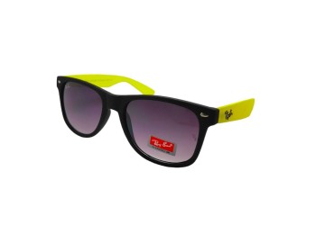 Сонцезахисні окуляри 2140 R.B Чорний Матовий/Жовтий Завушник C47