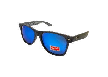 Солнцезащитные очки 2140 R.B C10 Серый Матовый/Дерево/Синее Зеркало
