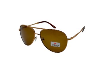 Поляризовані сонцезахисні окуляри 3001 Everon Polarized Бронзове Золото/Коричневий