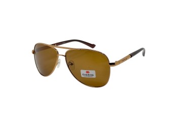 Поляризовані сонцезахисні окуляри 3002 Everon Polarized Бронзове Золото/Коричневий