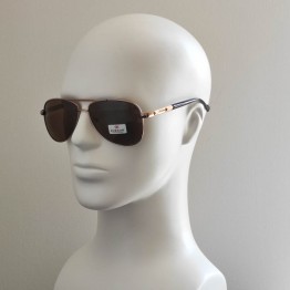 Поляризовані сонцезахисні окуляри 3002 Everon Polarized Бронзове Золото/Коричневий