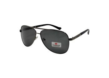 Поляризовані сонцезахисні окуляри 3002 Everon Polarized Темна Сталь/Чорний