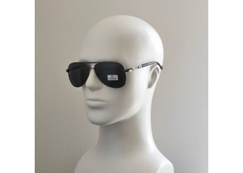 Поляризовані сонцезахисні окуляри 3002 Everon Polarized Темна Сталь/Чорний
