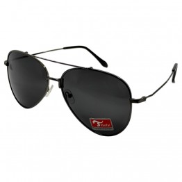 Поляризованные солнцезащитные очки 02 ShuTai Polarized Темная Сталь/Черный