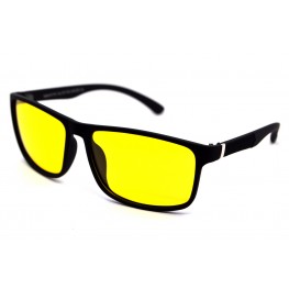 Поляризовані окуляри антифари 3146 Глянсовий чорний/жовта лінза